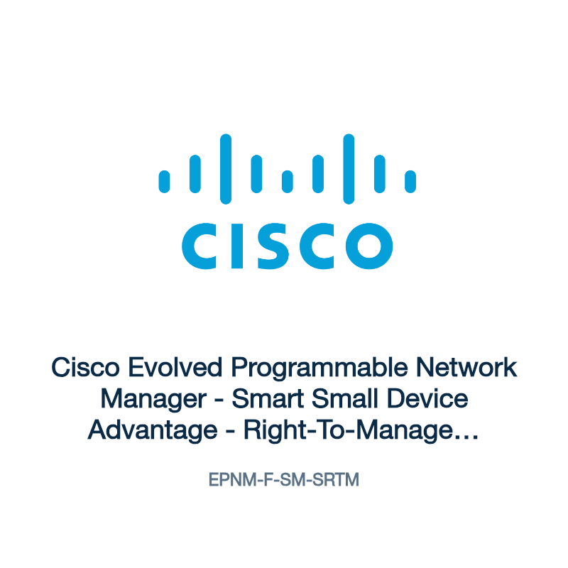 EPNM-F-SM-SRTM: Cisco Evolved Programmable Network Manager