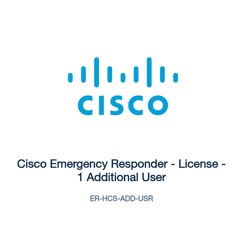 ER-HCS-ADD-USR: Cisco Emergency Responder