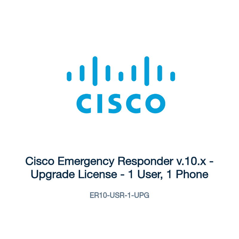 ER10-USR-1-UPG: Cisco Emergency Responder v.10.x