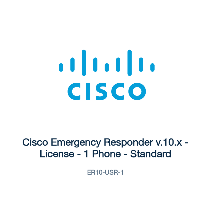 ER10-USR-1: Cisco Emergency Responder v.10.x