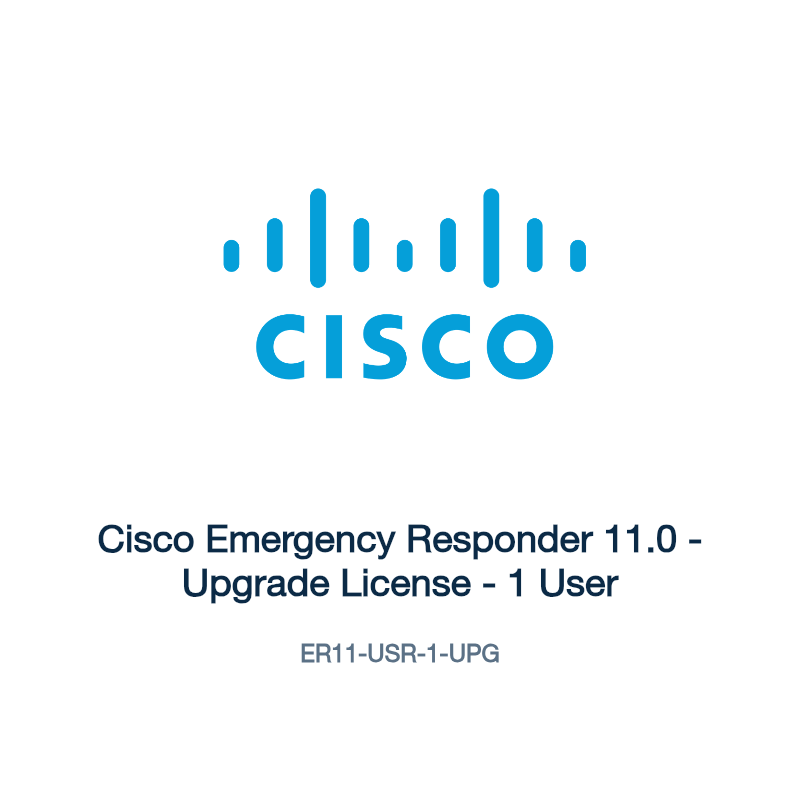ER11-USR-1-UPG: Cisco Emergency Responder 11.0