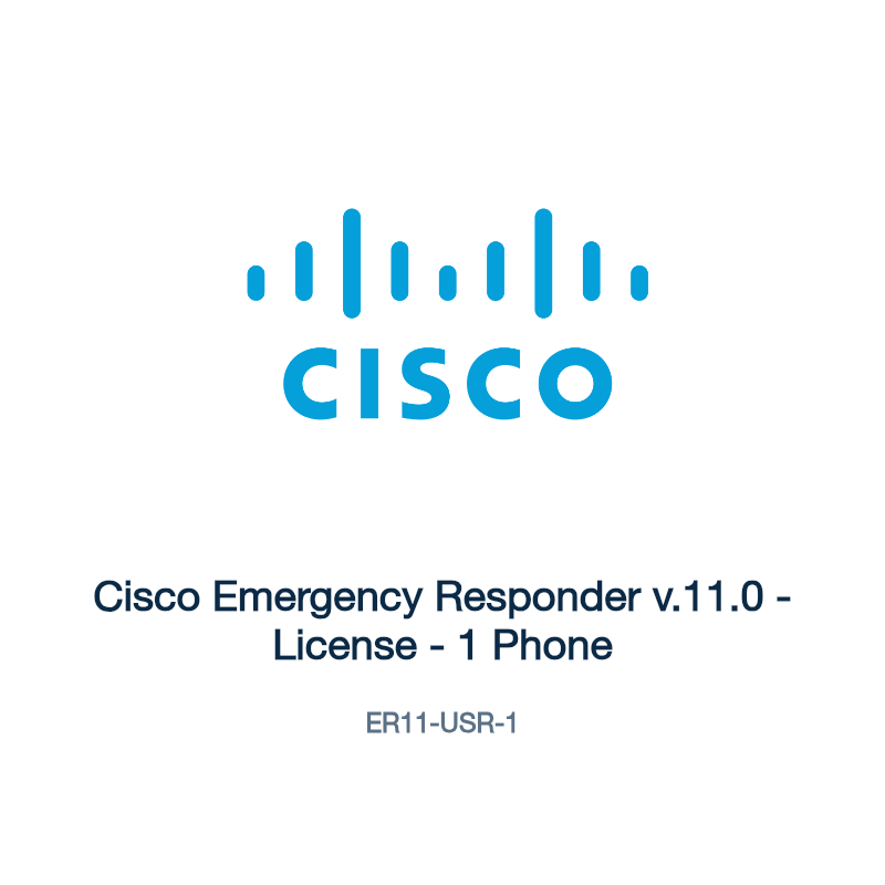 ER11-USR-1: Cisco Emergency Responder v.11.0