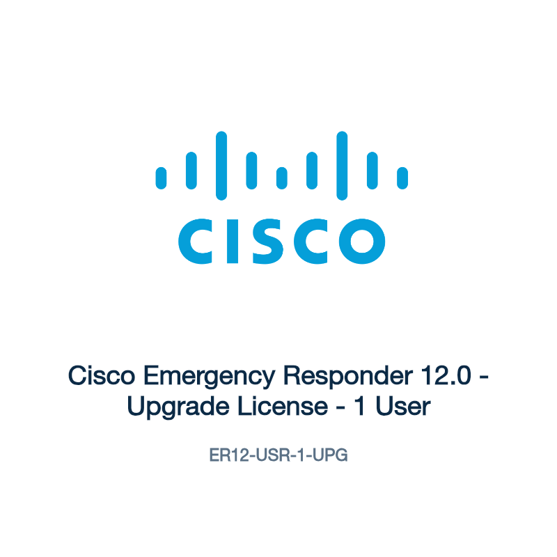 ER12-USR-1-UPG: Cisco Emergency Responder 12.0
