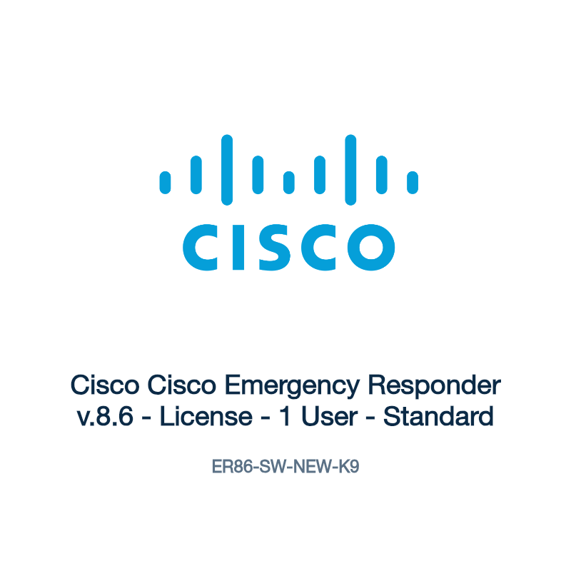 ER86-SW-NEW-K9: Cisco Cisco Emergency Responder v.8.6