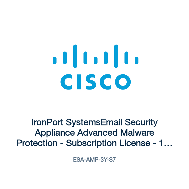 ESA-AMP-3Y-S7: IronPort SystemsEmail Security Appliance Advanced Malware Protection