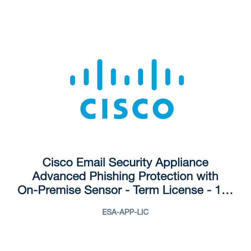 ESA-APP-LIC: Cisco Email Security Appliance Advanced Phishing Protection with