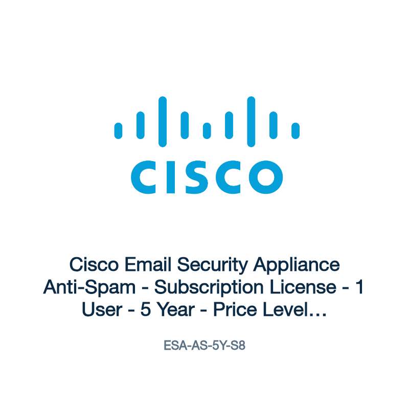 ESA-AS-5Y-S8: Cisco Email Security Appliance Anti-Spam