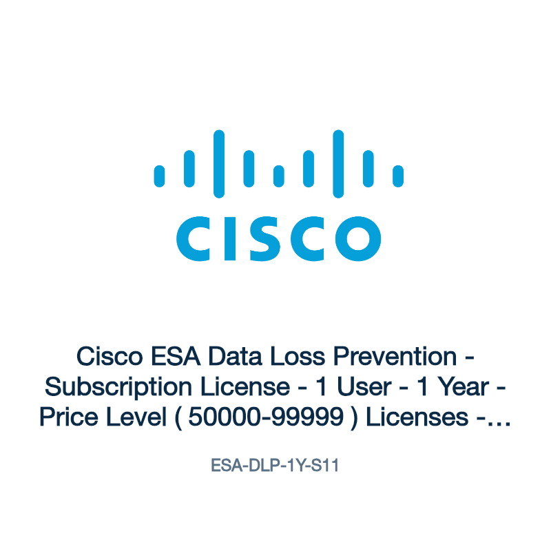 ESA-DLP-1Y-S11: Cisco ESA Data Loss Prevention