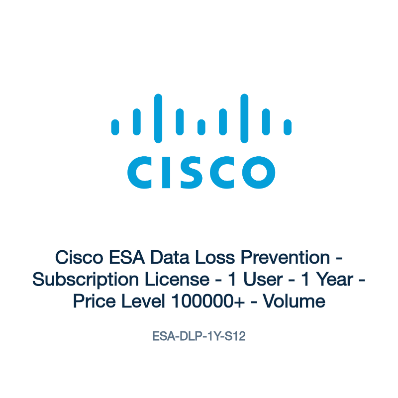 ESA-DLP-1Y-S12: Cisco ESA Data Loss Prevention