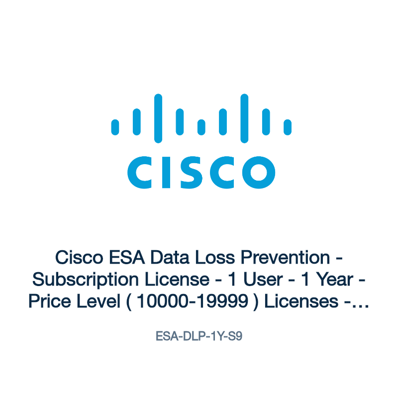 ESA-DLP-1Y-S9: Cisco ESA Data Loss Prevention