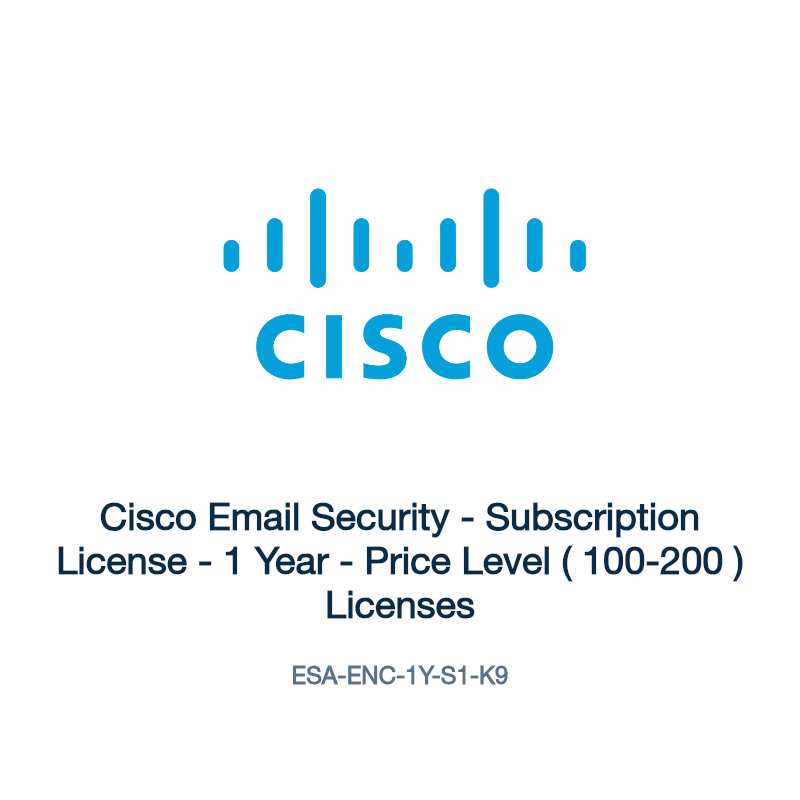 ESA-ENC-1Y-S1-K9: Cisco Email Security