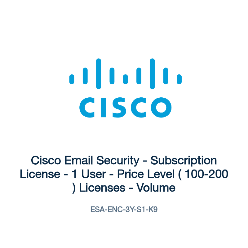 ESA-ENC-3Y-S1-K9: Cisco Email Security