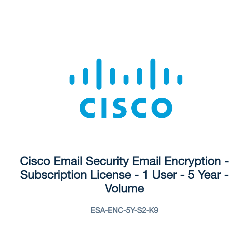 ESA-ENC-5Y-S2-K9: Cisco Email Security Email Encryption