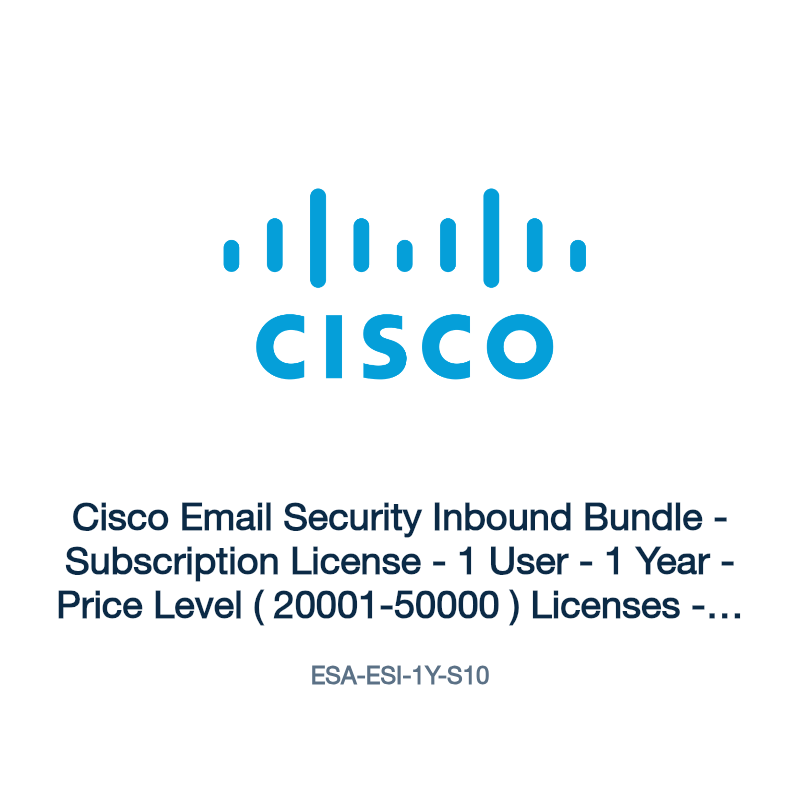ESA-ESI-1Y-S10: Cisco Email Security Inbound Bundle