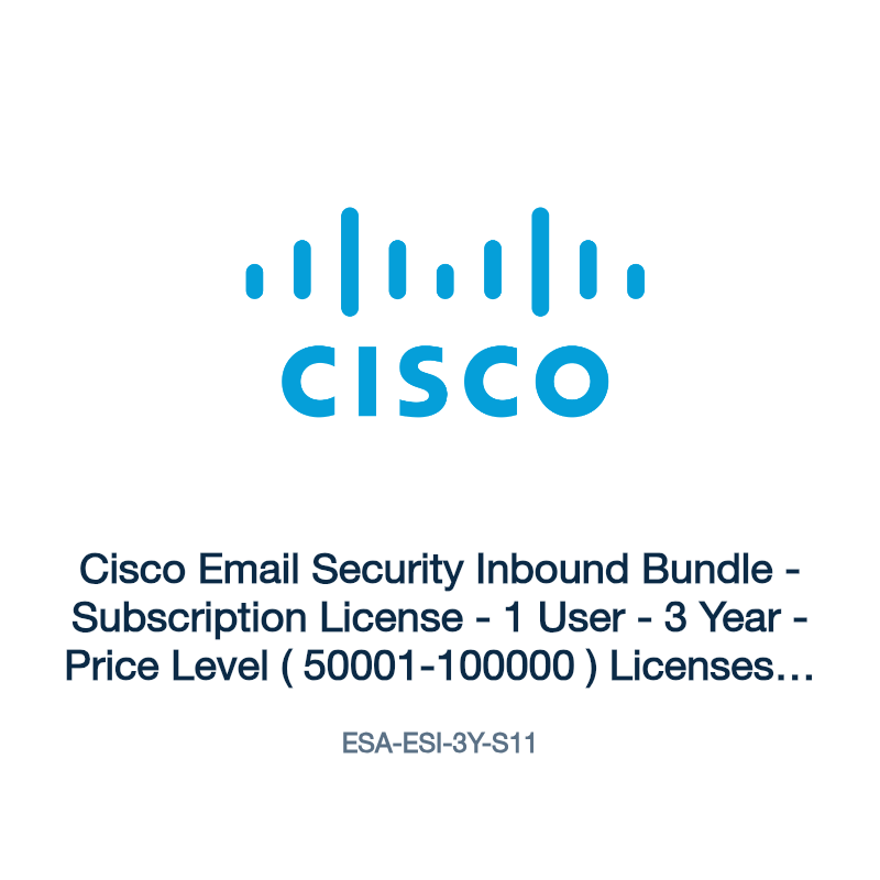 ESA-ESI-3Y-S11: Cisco Email Security Inbound Bundle