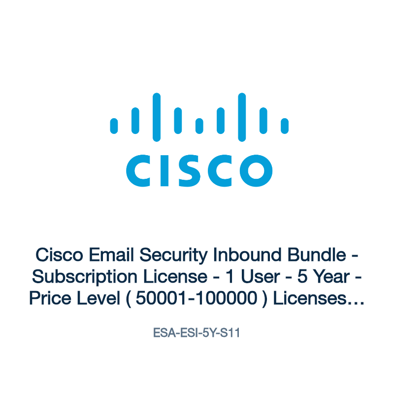 ESA-ESI-5Y-S11: Cisco Email Security Inbound Bundle
