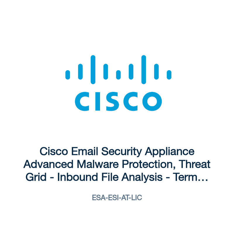 ESA-ESI-AT-LIC: Cisco Email Security Appliance Advanced Malware Protection, Threat