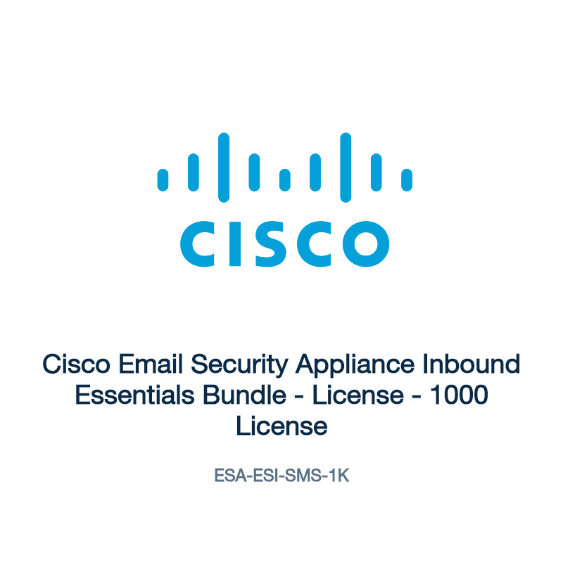 ESA-ESI-SMS-1K: Cisco Email Security Appliance Inbound Essentials Bundle