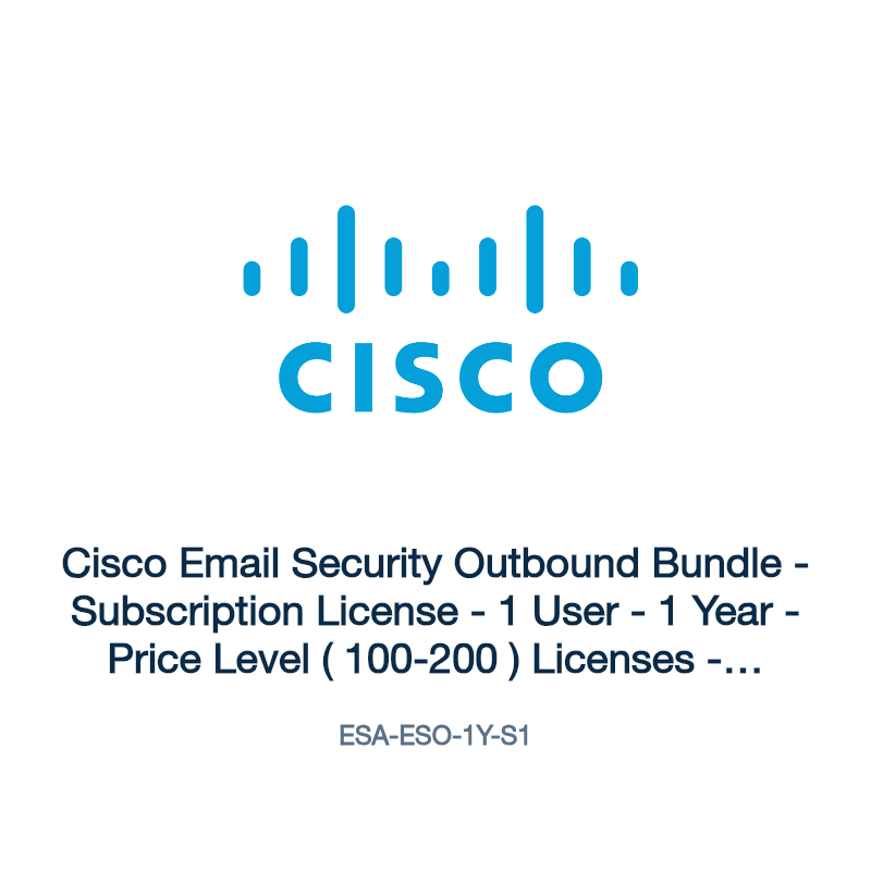 ESA-ESO-1Y-S1: Cisco Email Security Outbound Bundle