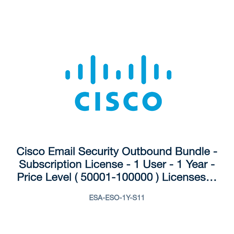 ESA-ESO-1Y-S11: Cisco Email Security Outbound Bundle