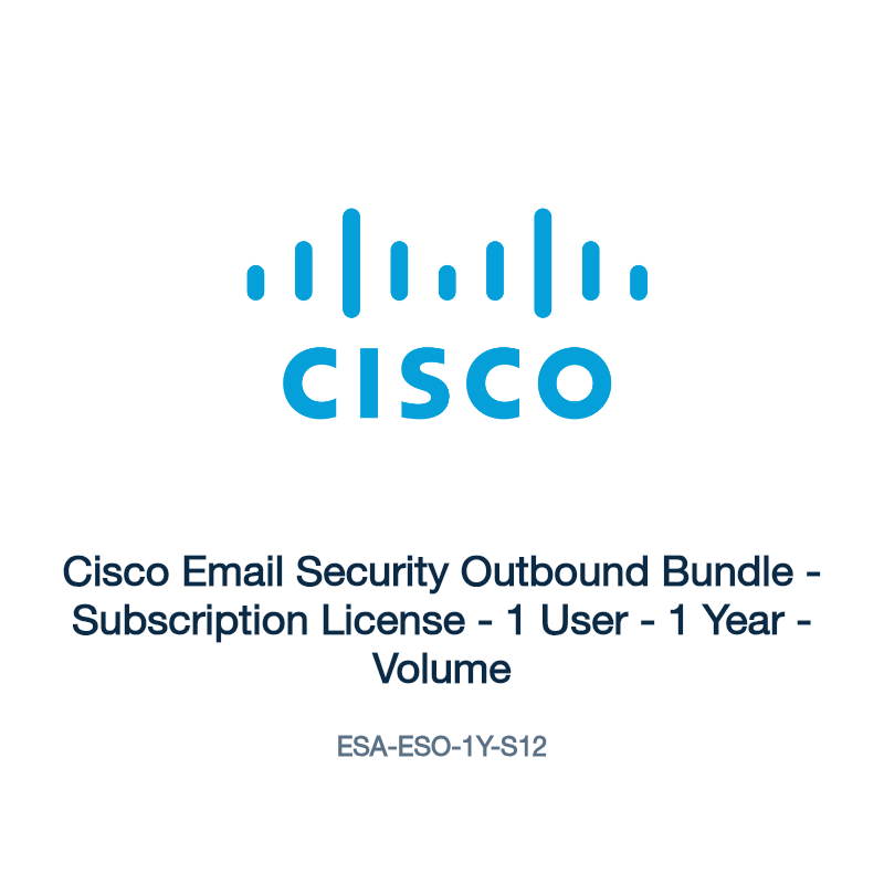 ESA-ESO-1Y-S12: Cisco Email Security Outbound Bundle