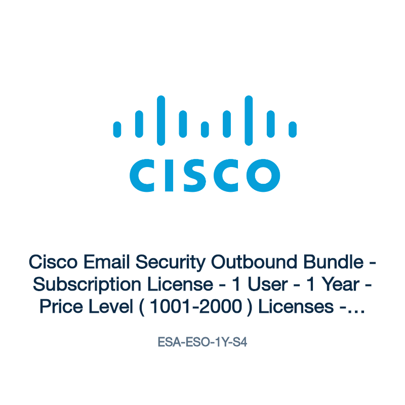 ESA-ESO-1Y-S4: Cisco Email Security Outbound Bundle
