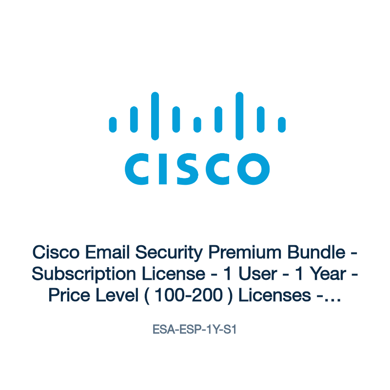 ESA-ESP-1Y-S1: Cisco Email Security Premium Bundle