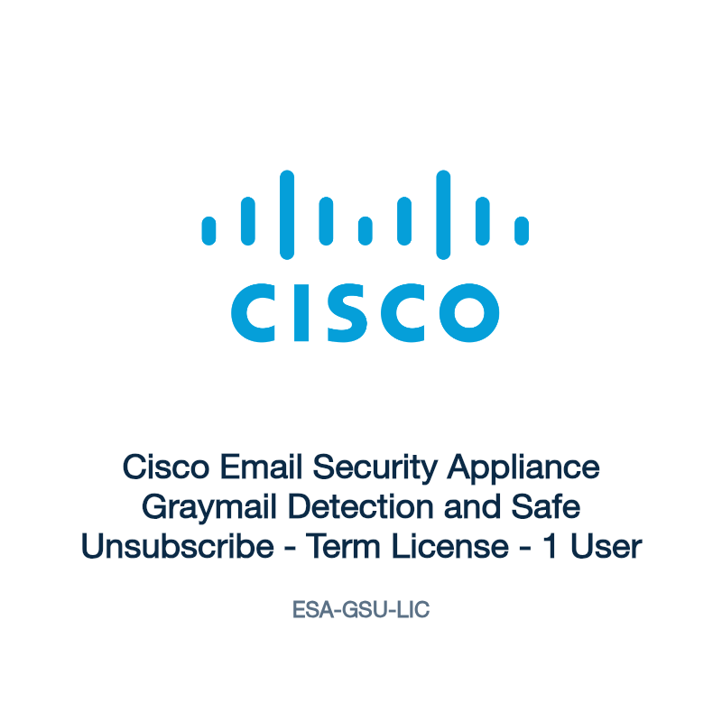 ESA-GSU-LIC: Cisco Email Security Appliance Graymail Detection and Safe Unsubscribe