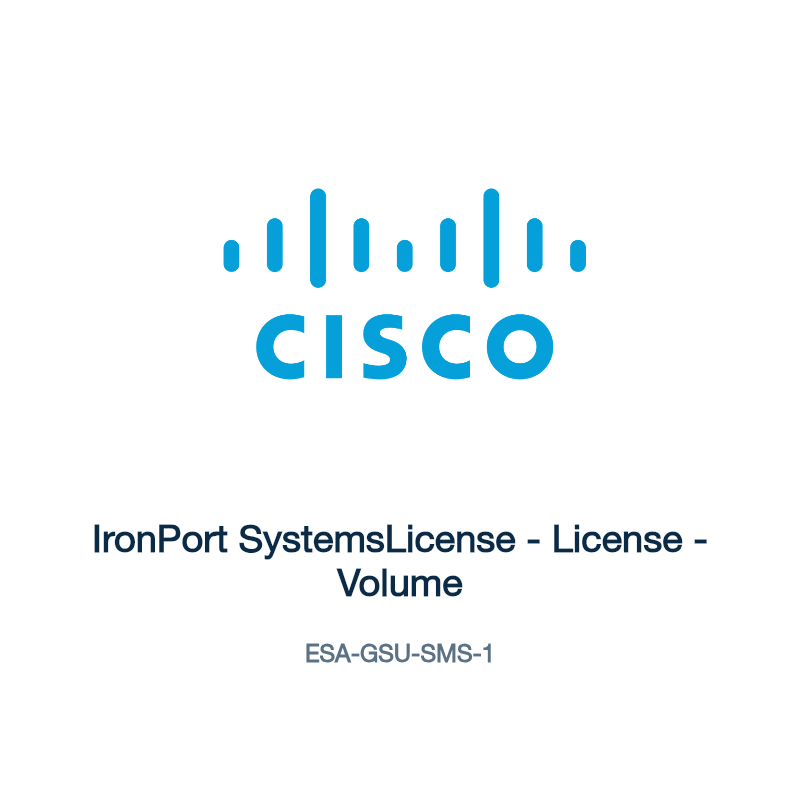 ESA-GSU-SMS-1: IronPort SystemsLicense