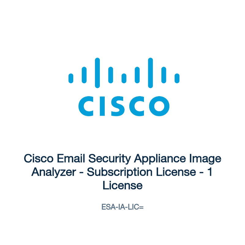ESA-IA-LIC=: Cisco Email Security Appliance Image Analyzer