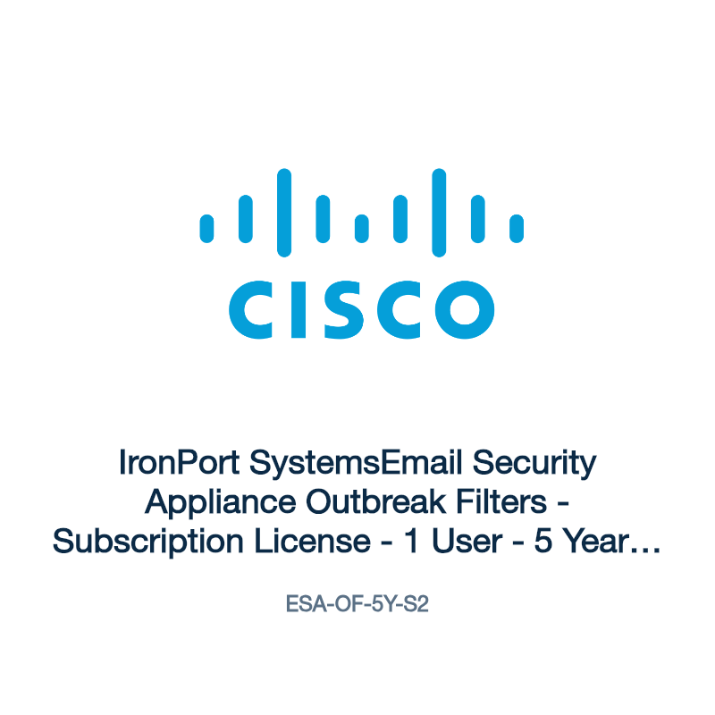ESA-OF-5Y-S2: IronPort SystemsEmail Security Appliance Outbreak Filters