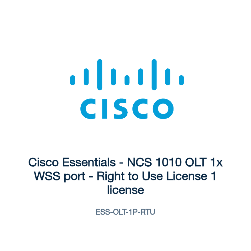 ESS-OLT-1P-RTU: Cisco Essentials