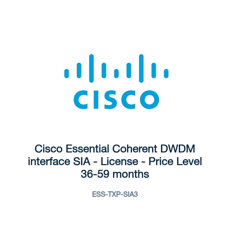 ESS-TXP-SIA3: Cisco Essential Coherent DWDM interface SIA