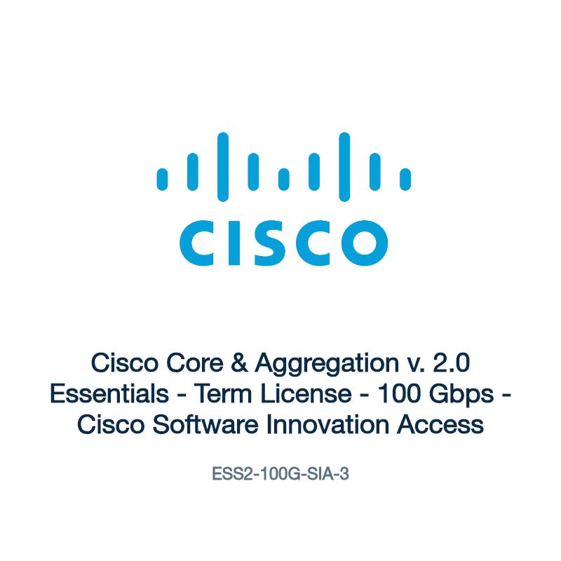 ESS2-100G-SIA-3: Cisco Core & Aggregation v. 2.0 Essentials