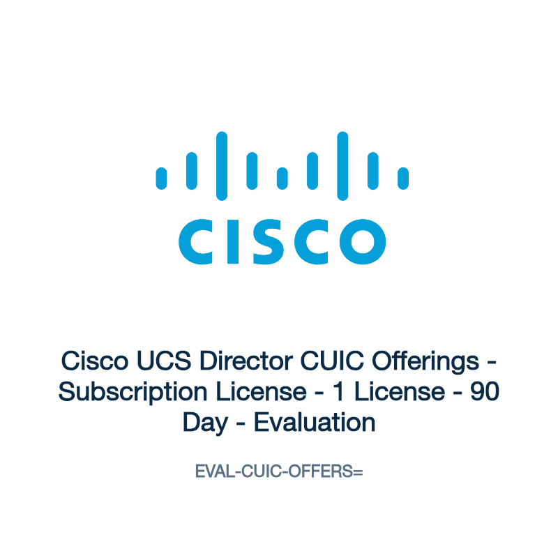 EVAL-CUIC-OFFERS=: Cisco UCS Director CUIC Offerings