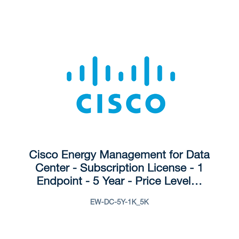 EW-DC-5Y-1K_5K: Cisco Energy Management for Data Center
