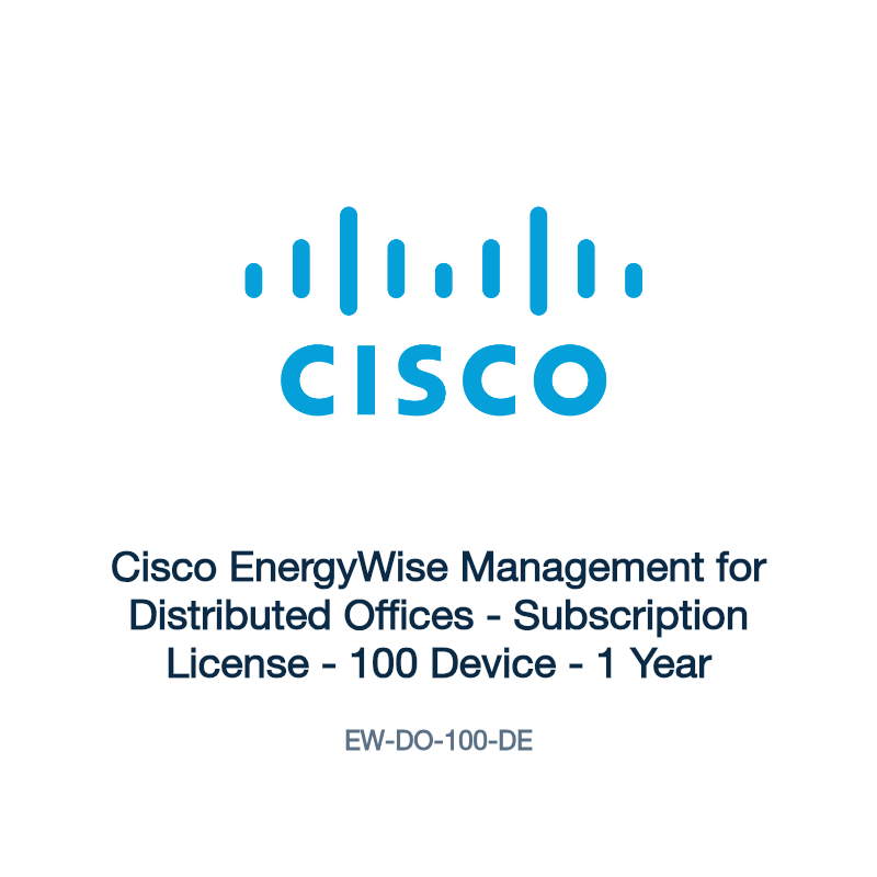 EW-DO-100-DE: Cisco EnergyWise Management for Distributed Offices