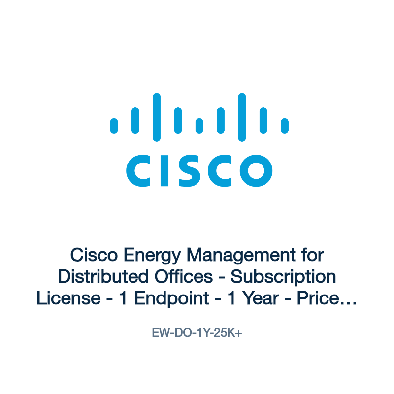 EW-DO-1Y-25K+: Cisco Energy Management for Distributed Offices