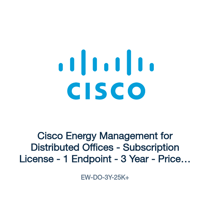EW-DO-3Y-25K+: Cisco Energy Management for Distributed Offices