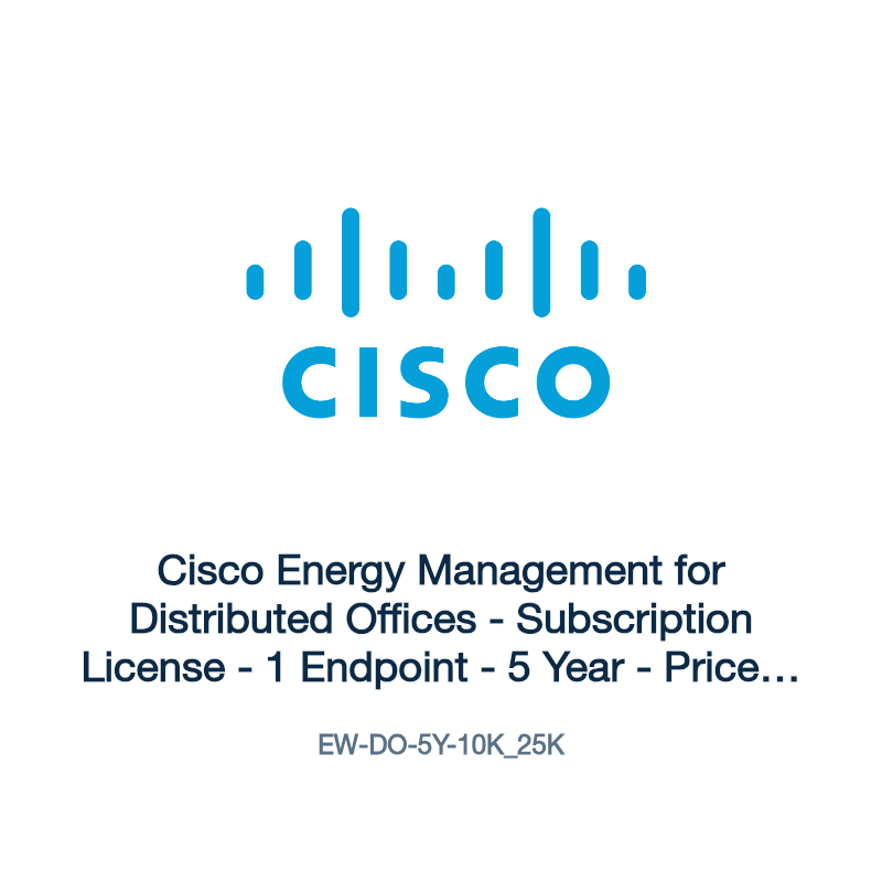 EW-DO-5Y-10K_25K: Cisco Energy Management for Distributed Offices