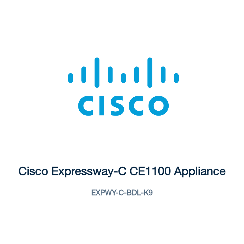 EXPWY-C-BDL-K9: Cisco Expressway-C CE1100 Appliance