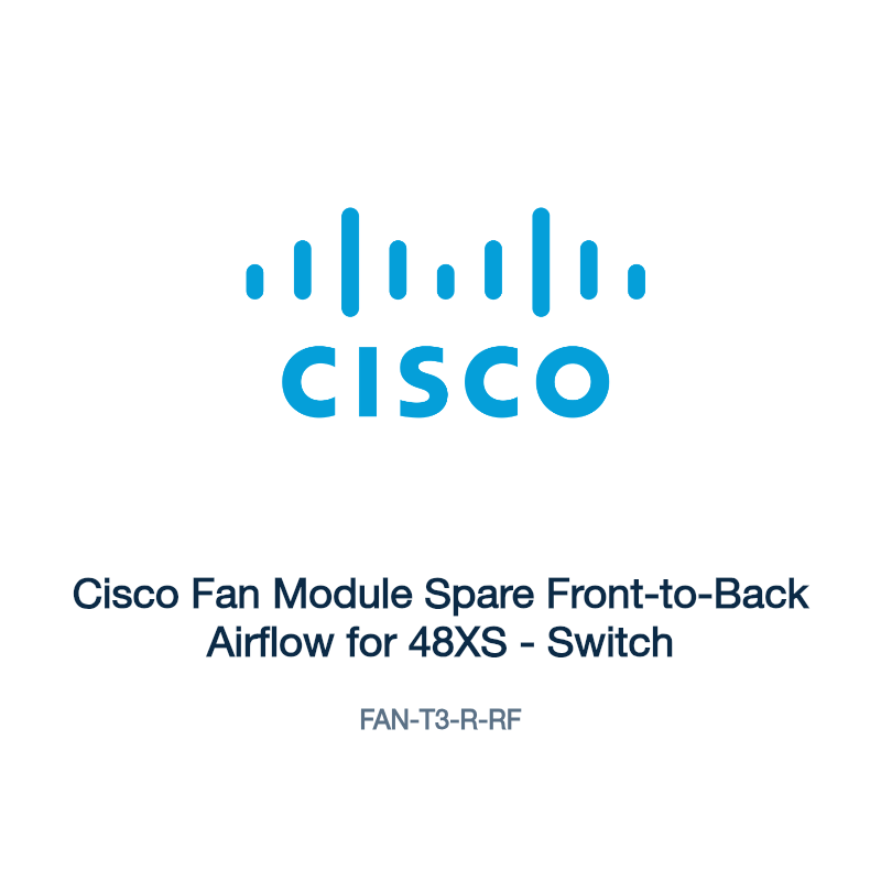 FAN-T3-R-RF: Cisco Fan Module Spare Front-to-Back Airflow for 48XS