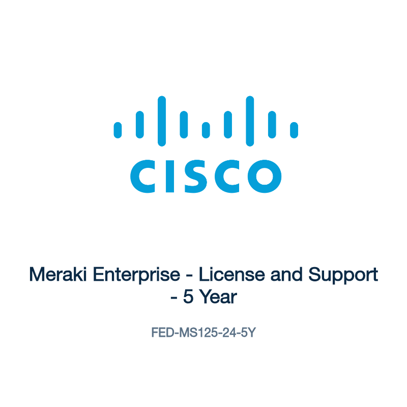 FED-MS125-24-5Y: Meraki Enterprise