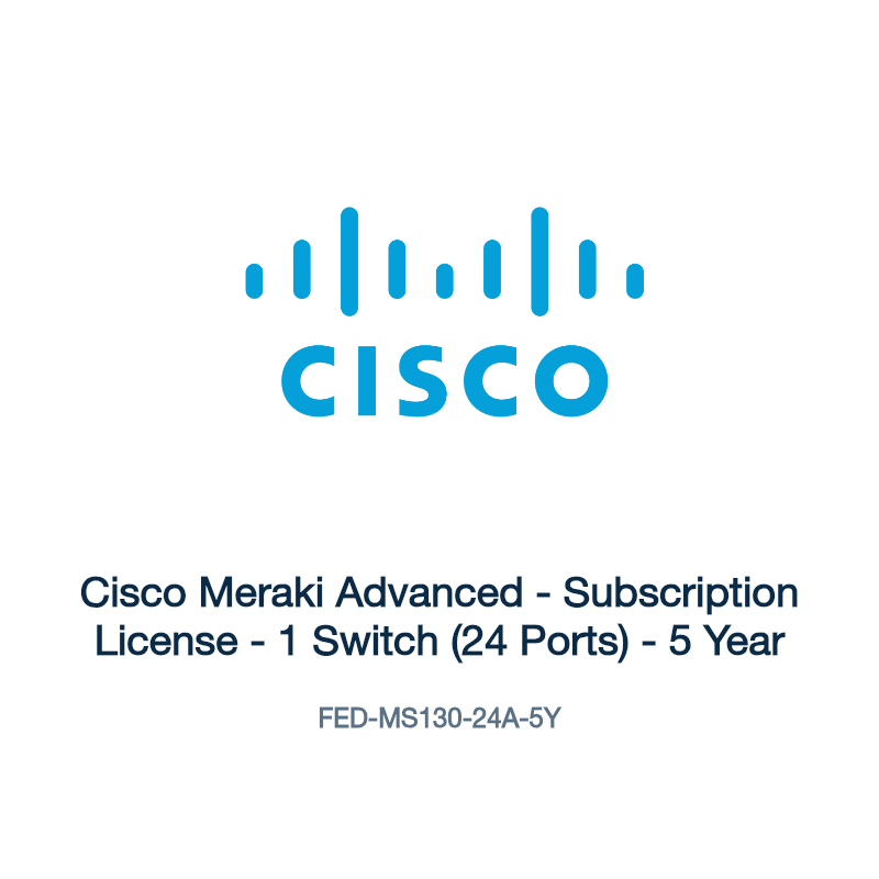 FED-MS130-24A-5Y: Cisco Meraki Advanced