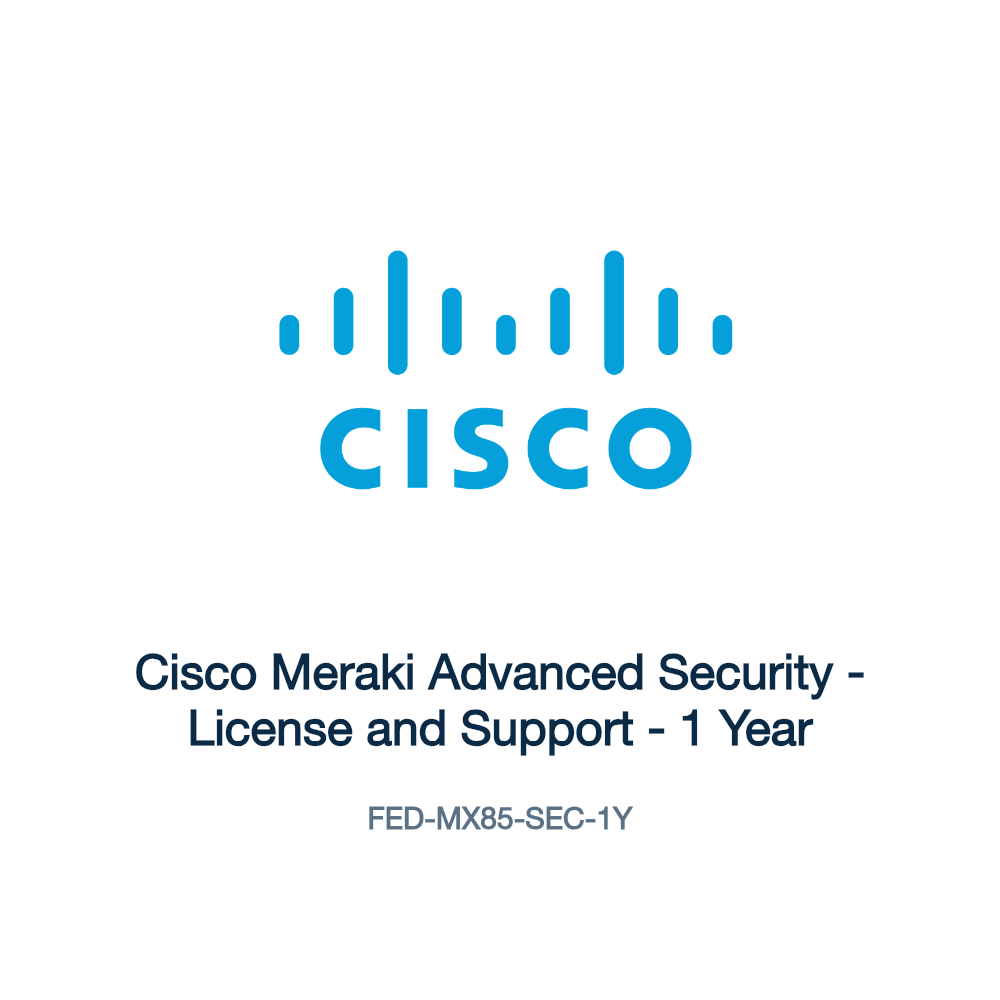 FED-MX85-SEC-1Y: Cisco Meraki Advanced Security