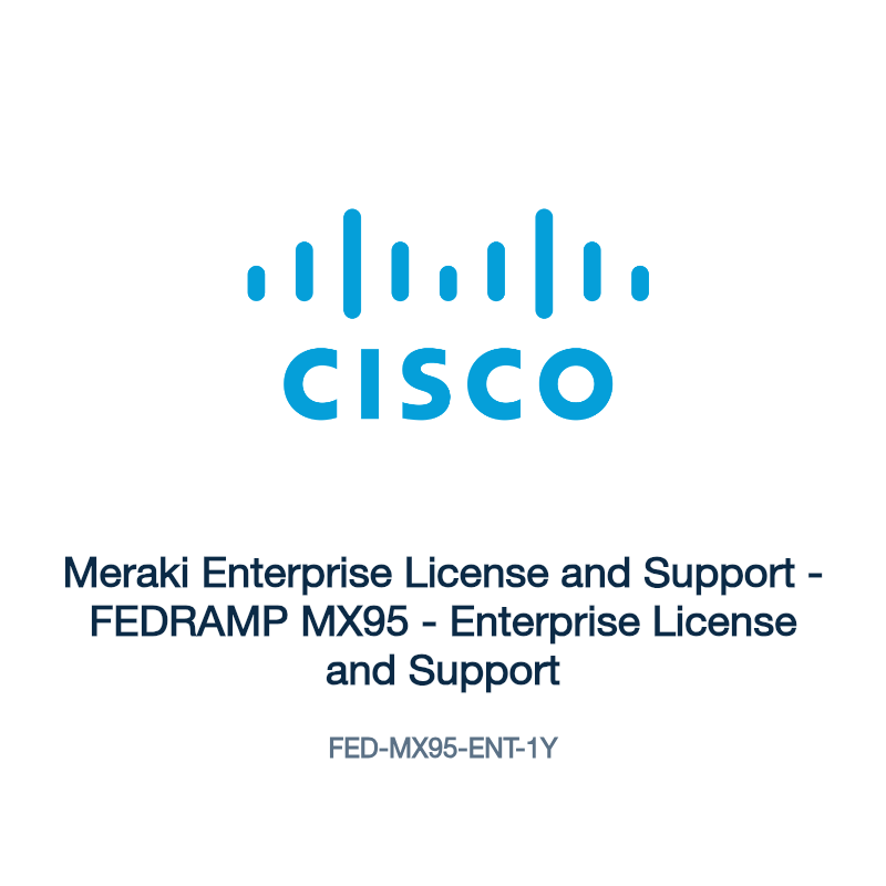 FED-MX95-ENT-1Y: Meraki Enterprise License and Support