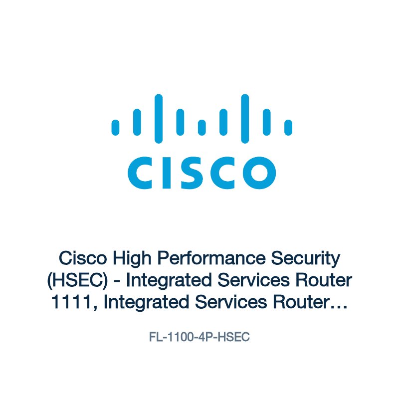 FL-1100-4P-HSEC: Cisco High Performance Security (HSEC)