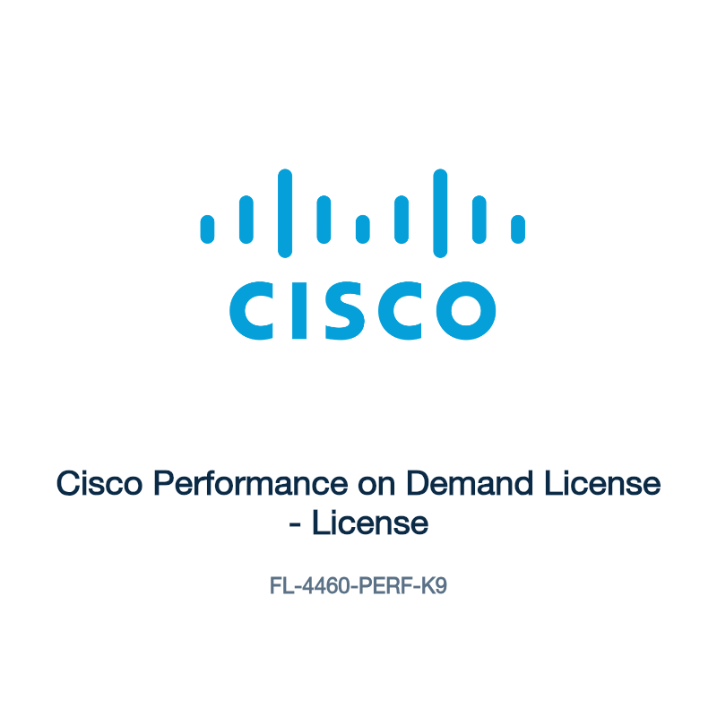 FL-4460-PERF-K9: Cisco Performance on Demand License