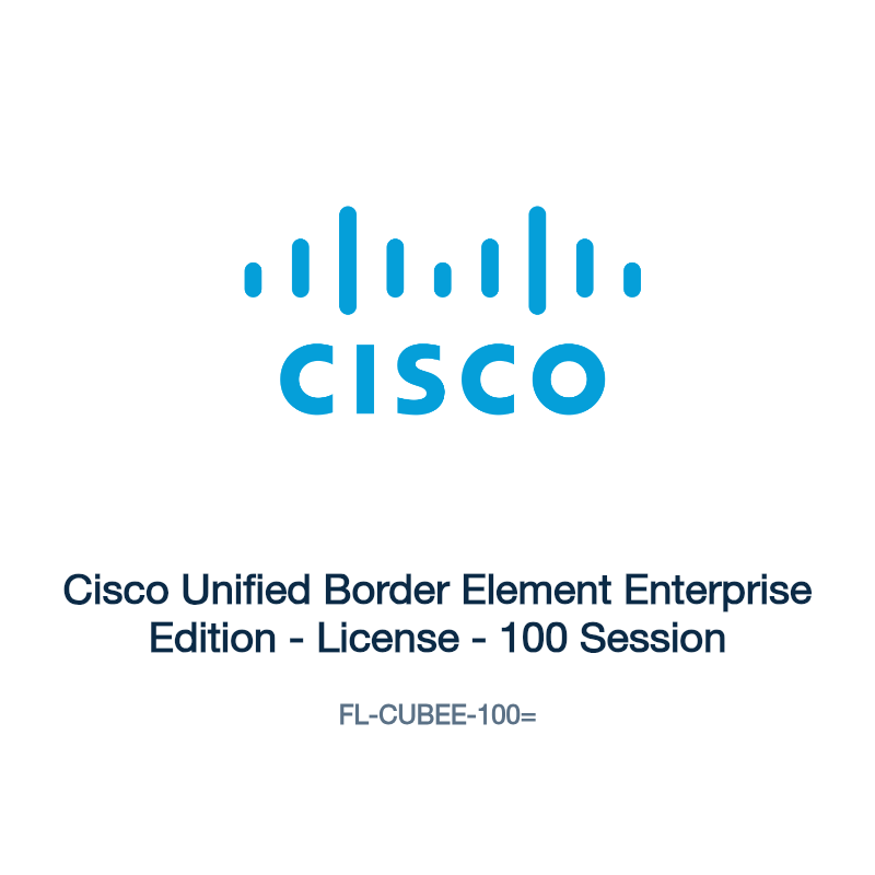 FL-CUBEE-100=: Cisco Unified Border Element Enterprise Edition