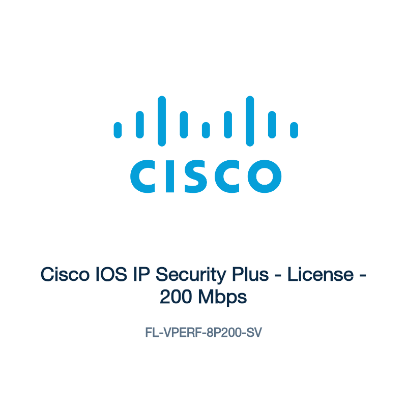 FL-VPERF-8P200-SV: Cisco IOS IP Security Plus